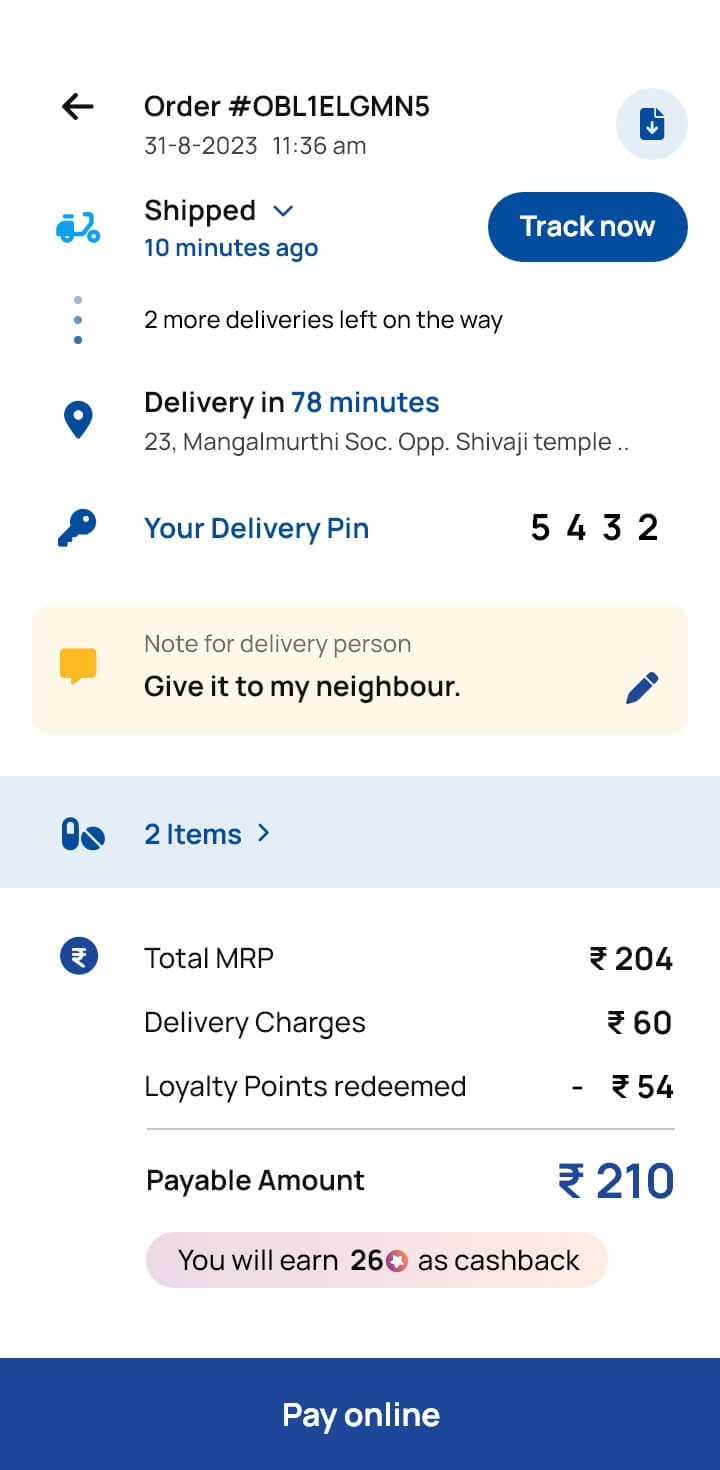 Order Details